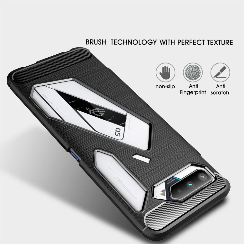 Brushed TPU Deksel Asus ROG Phone 5 Black