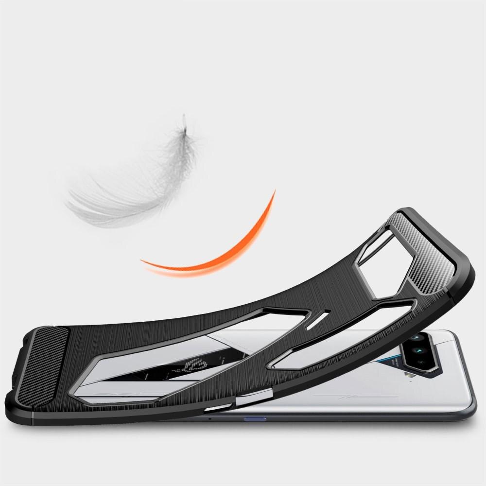 Asus ROG Phone 5 Deksel TPU Brushed Svart