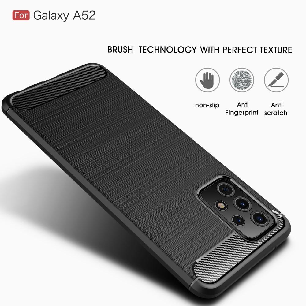 Samsung Galaxy A52 5G Deksel TPU Brushed Svart