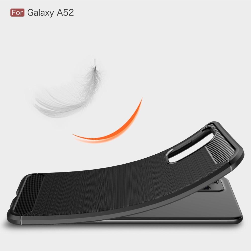 Samsung Galaxy A52 5G Deksel TPU Brushed Svart