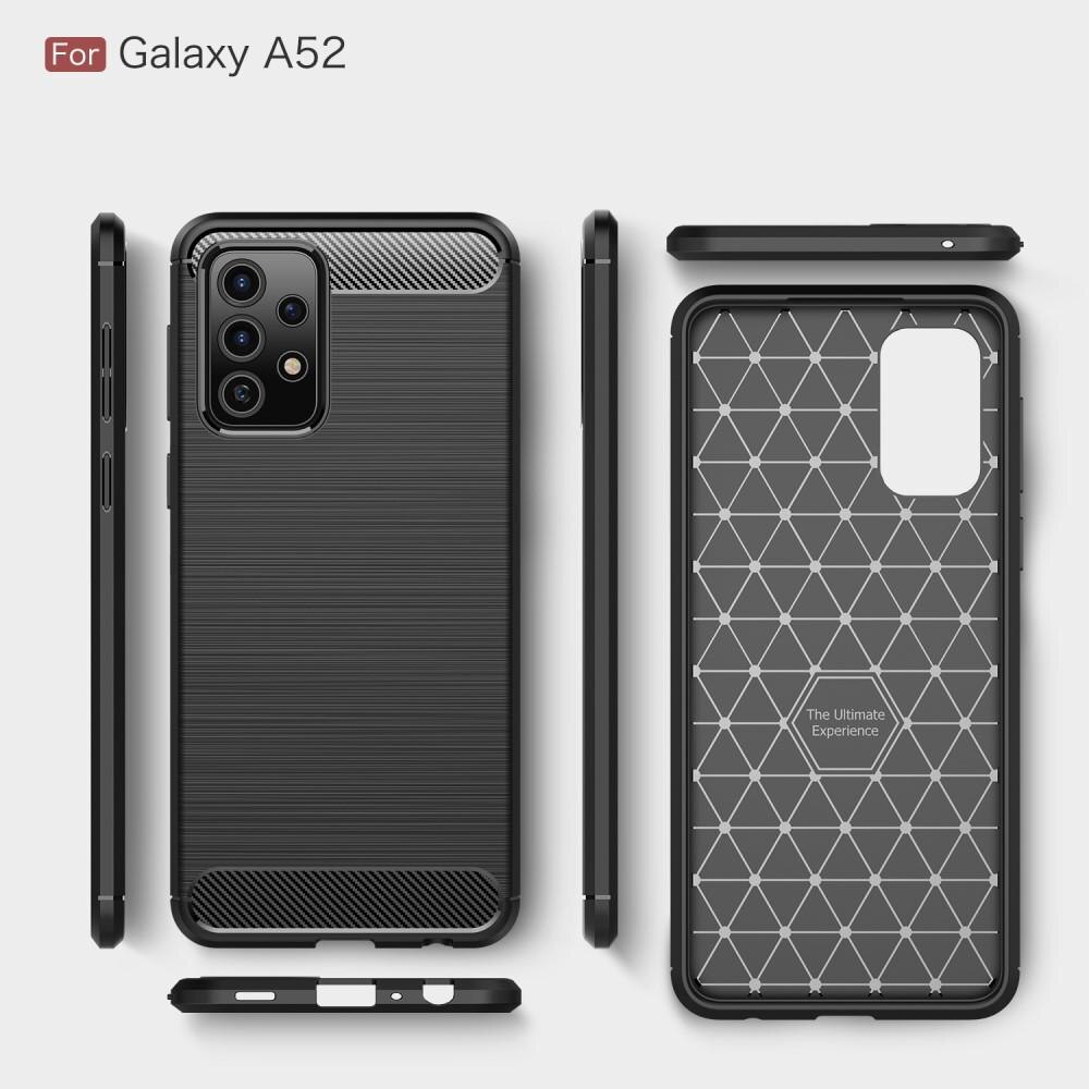 Samsung Galaxy A52 5G Deksel TPU Brushed Svart