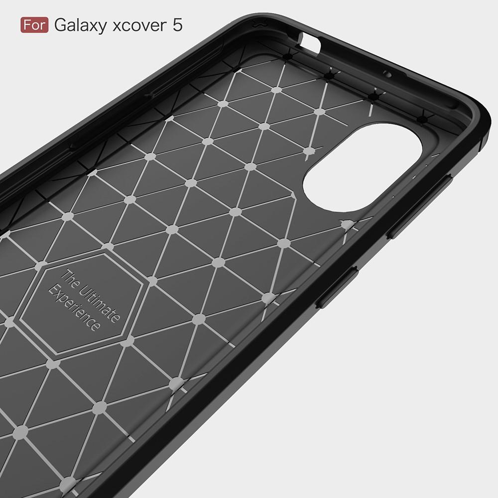 Brushed TPU Deksel Galaxy Xcover 5 Black