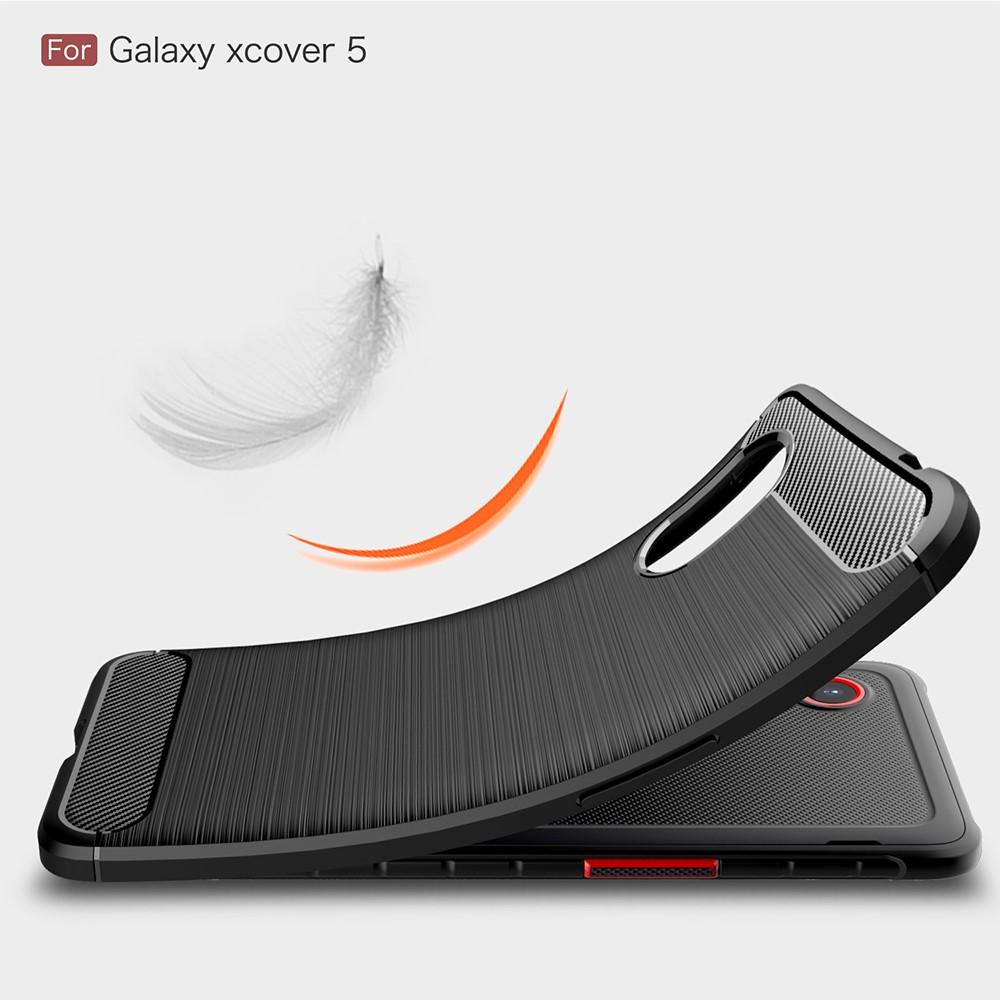 Samsung Galaxy Xcover 5 Deksel TPU Brushed Svart