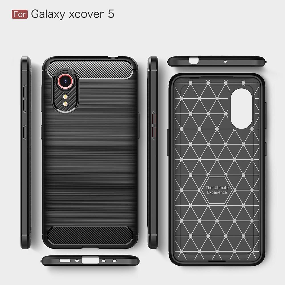 Samsung Galaxy Xcover 5 Deksel TPU Brushed Svart