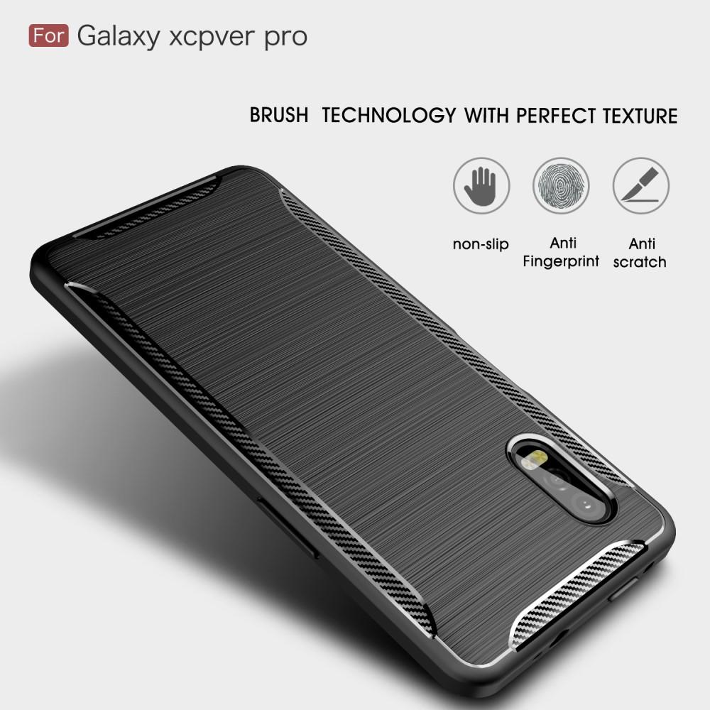 Brushed TPU Deksel Galaxy Xcover Pro Black