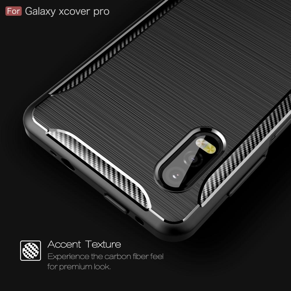 Brushed TPU Deksel Galaxy Xcover Pro Black