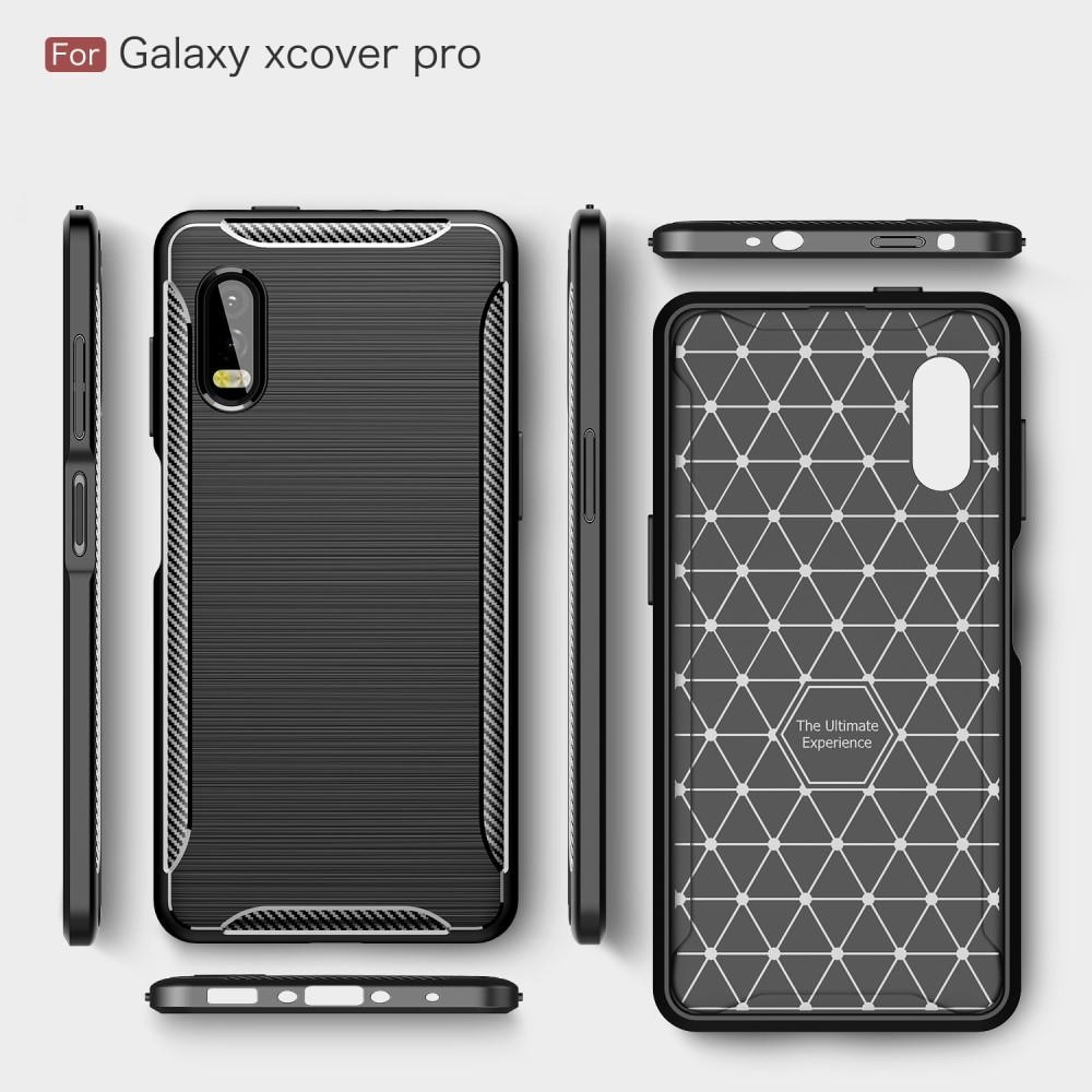 Brushed TPU Deksel Galaxy Xcover Pro Black