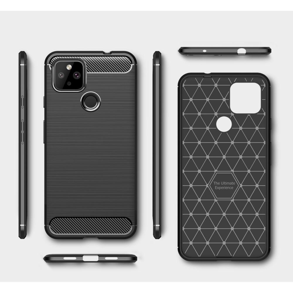 Brushed TPU Deksel Google Pixel 4a 5G Black