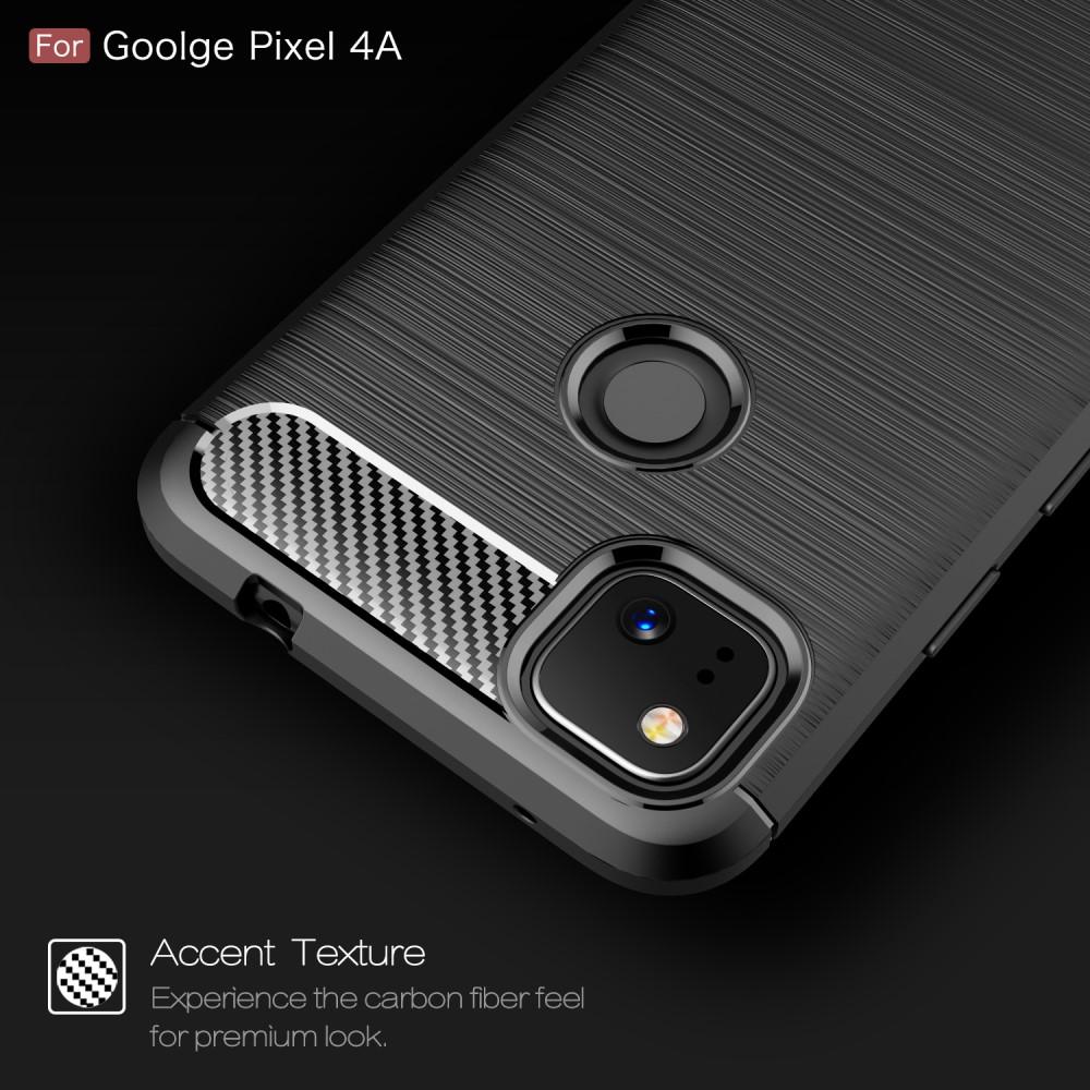 Google Pixel 4a Deksel TPU Brushed Svart