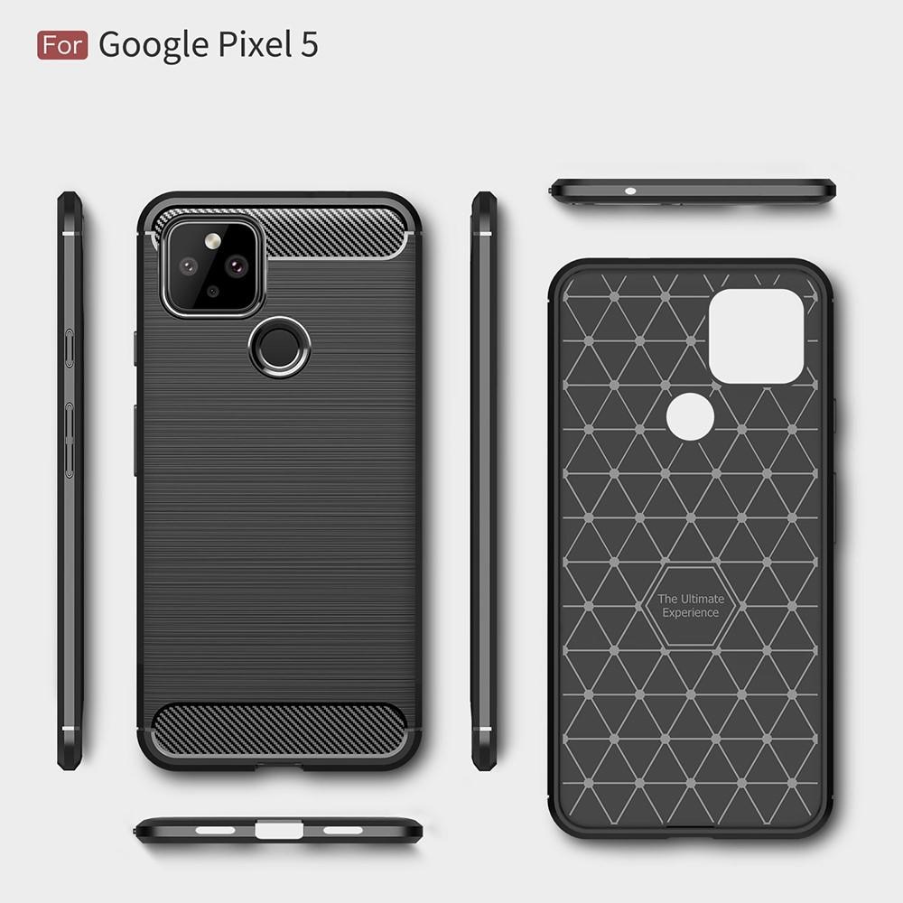 Google Pixel 5 Deksel TPU Brushed Svart