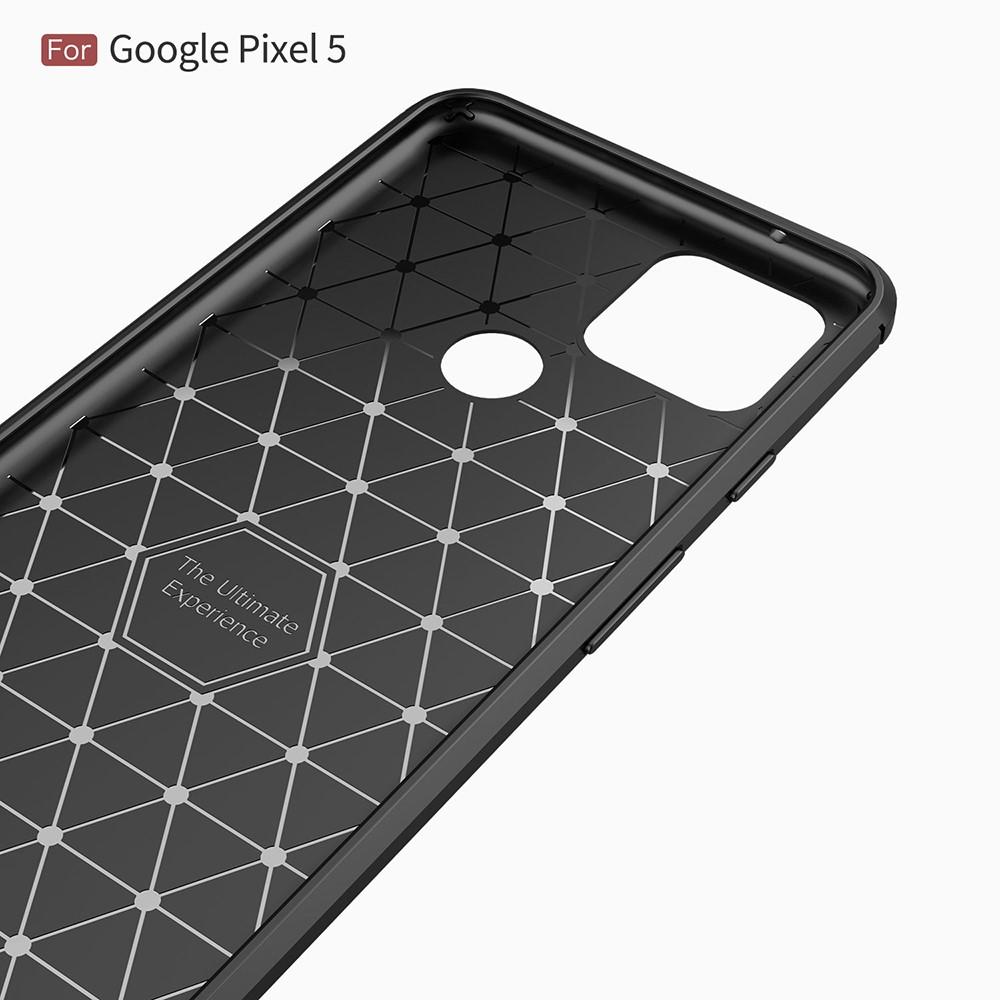 Google Pixel 5 Deksel TPU Brushed Svart