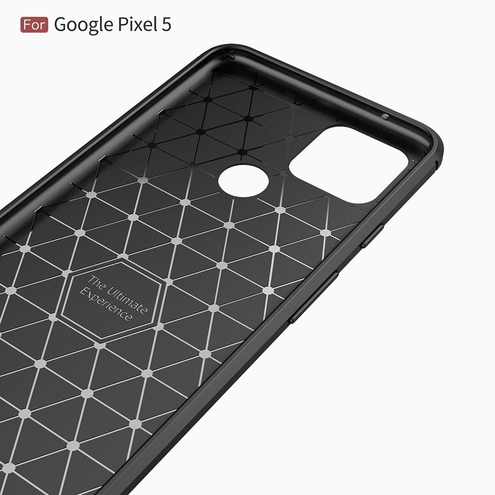 Brushed TPU Deksel Google Pixel 5 Black