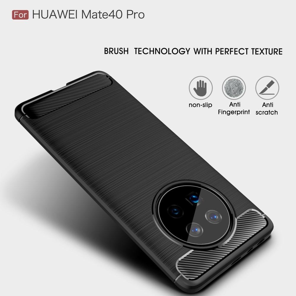 Huawei Mate 40 Pro Deksel TPU Brushed Svart