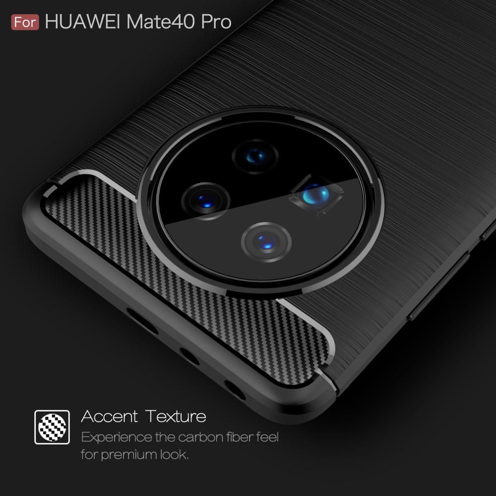 Huawei Mate 40 Pro Deksel TPU Brushed Svart