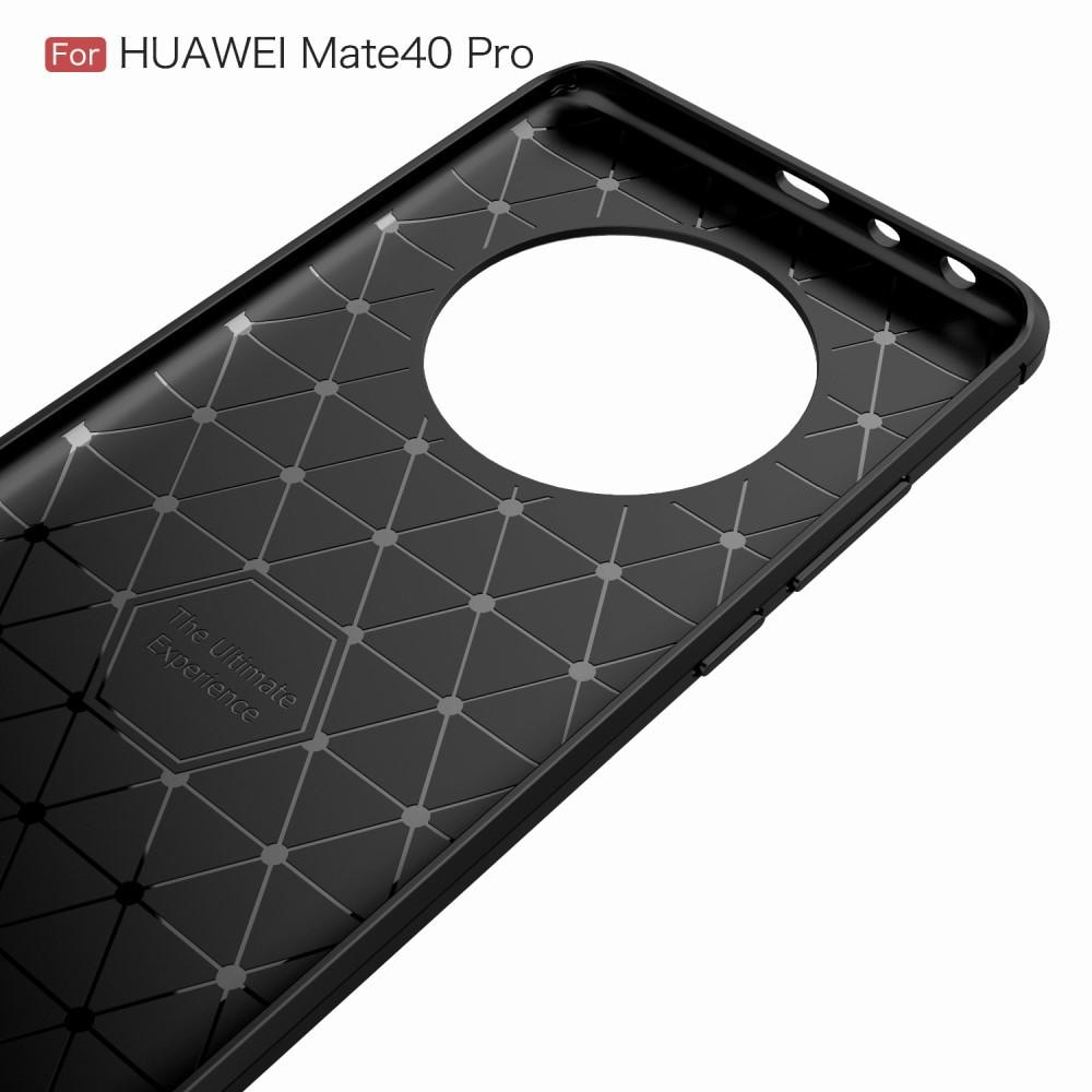 Huawei Mate 40 Pro Deksel TPU Brushed Svart