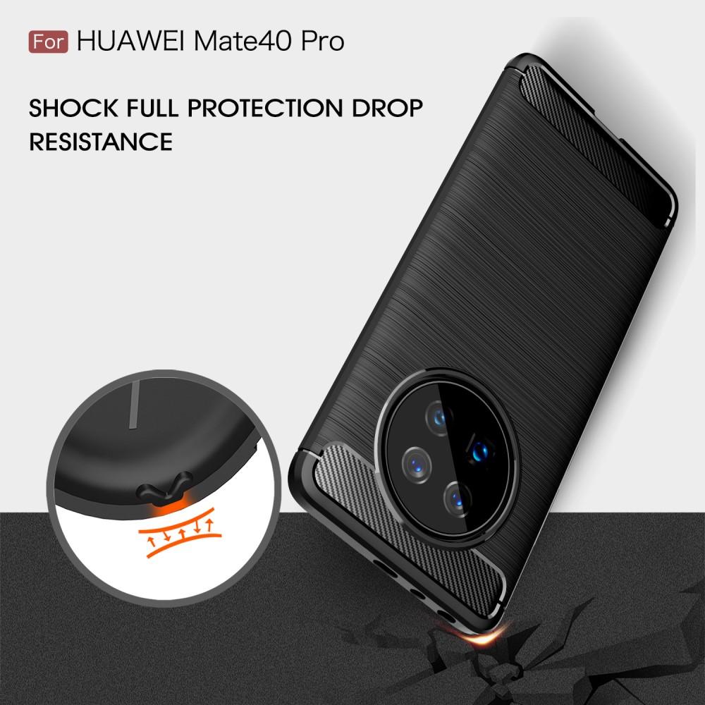 Huawei Mate 40 Pro Deksel TPU Brushed Svart