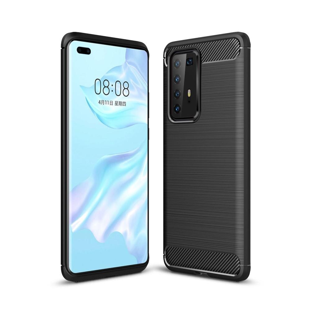 Brushed TPU Deksel Huawei P40 Pro Black