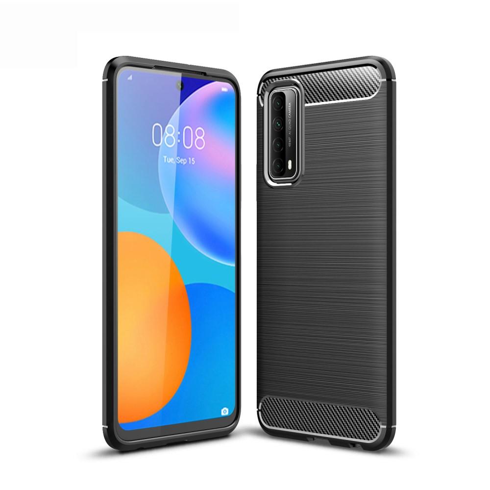 Brushed TPU Deksel Huawei P smart 2021 Black