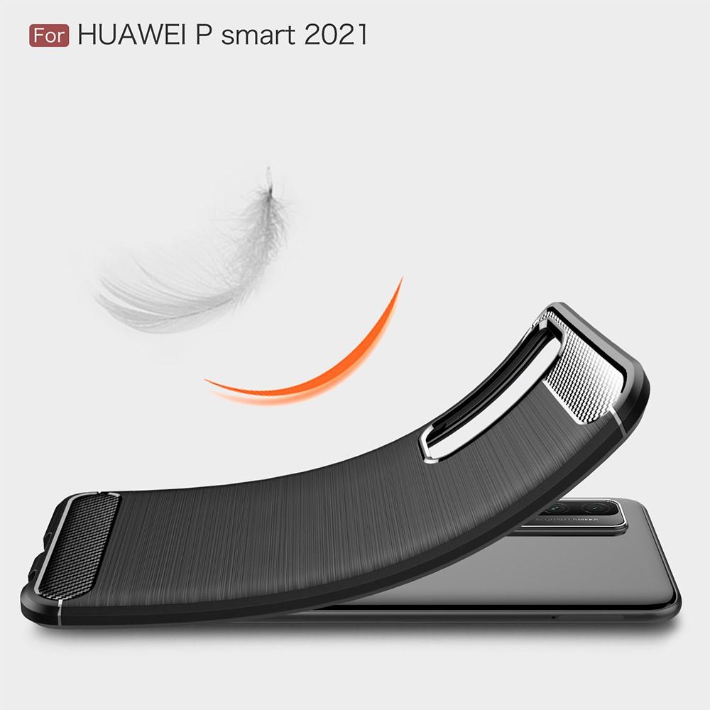 Brushed TPU Deksel Huawei P smart 2021 Black