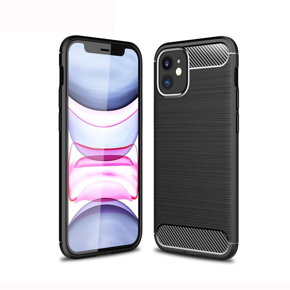 iPhone 12 Mini Deksel TPU Brushed Svart