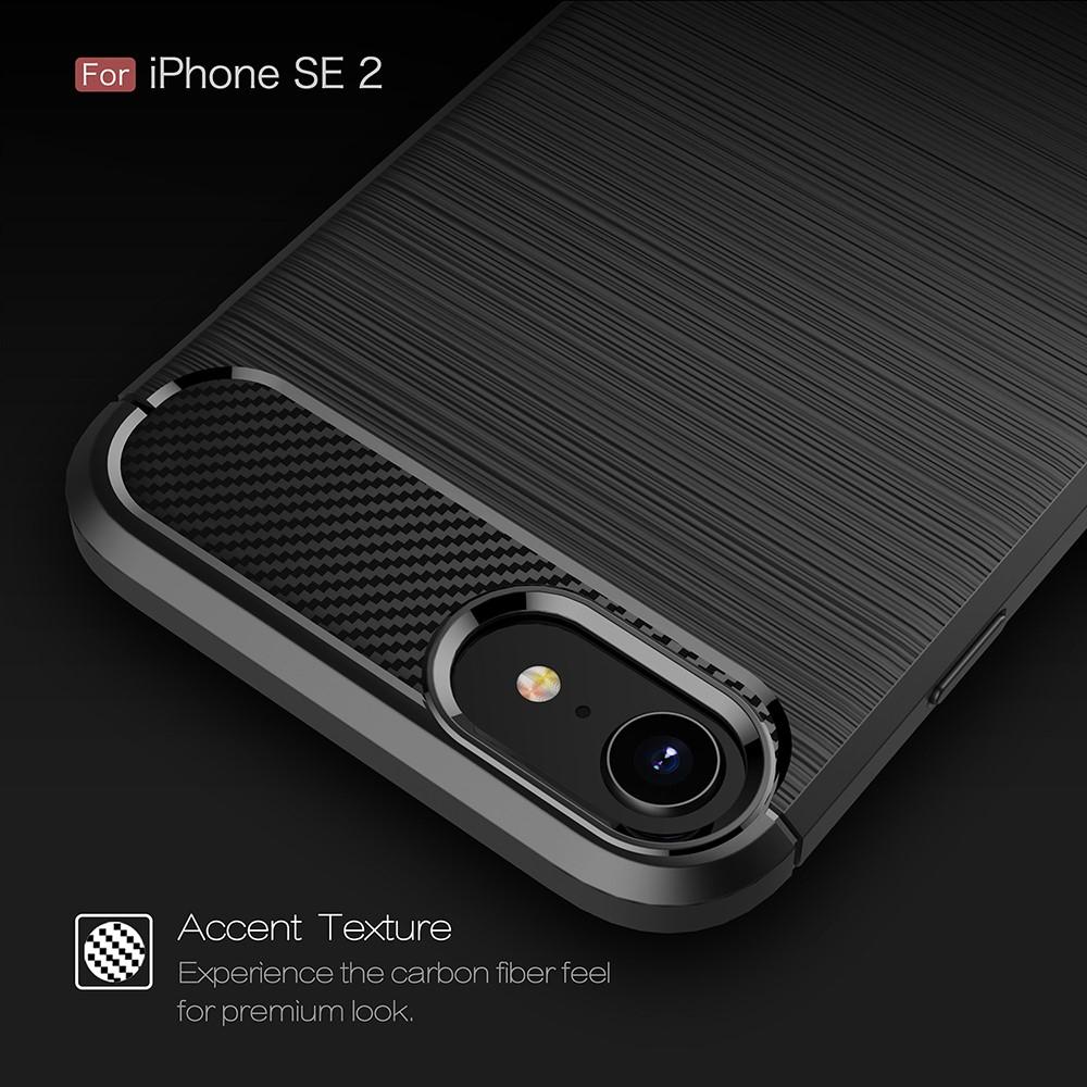 iPhone SE 2022 Deksel TPU Brushed Svart
