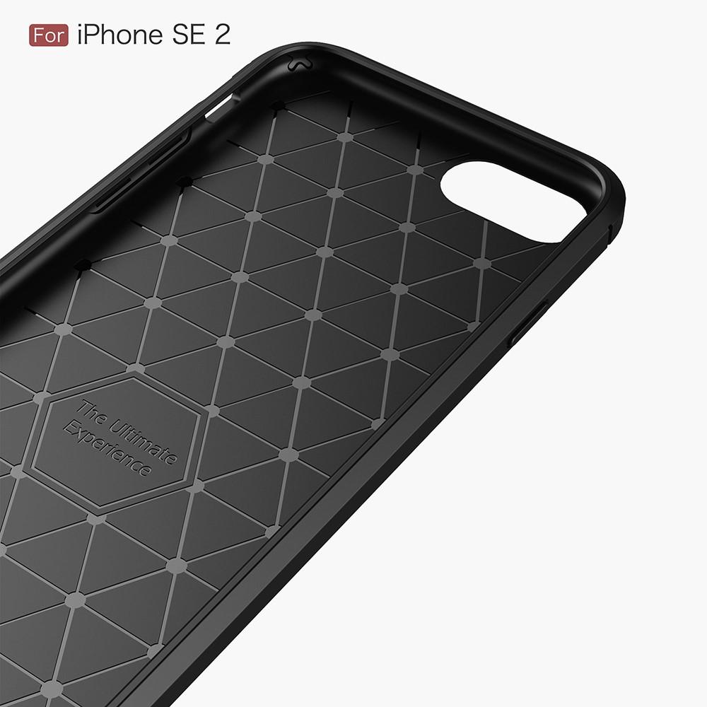 iPhone SE 2022 Deksel TPU Brushed Svart
