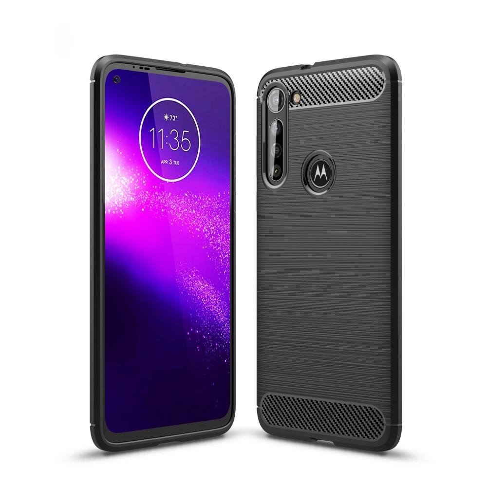 Brushed TPU Deksel Moto G8 Power Lite Black