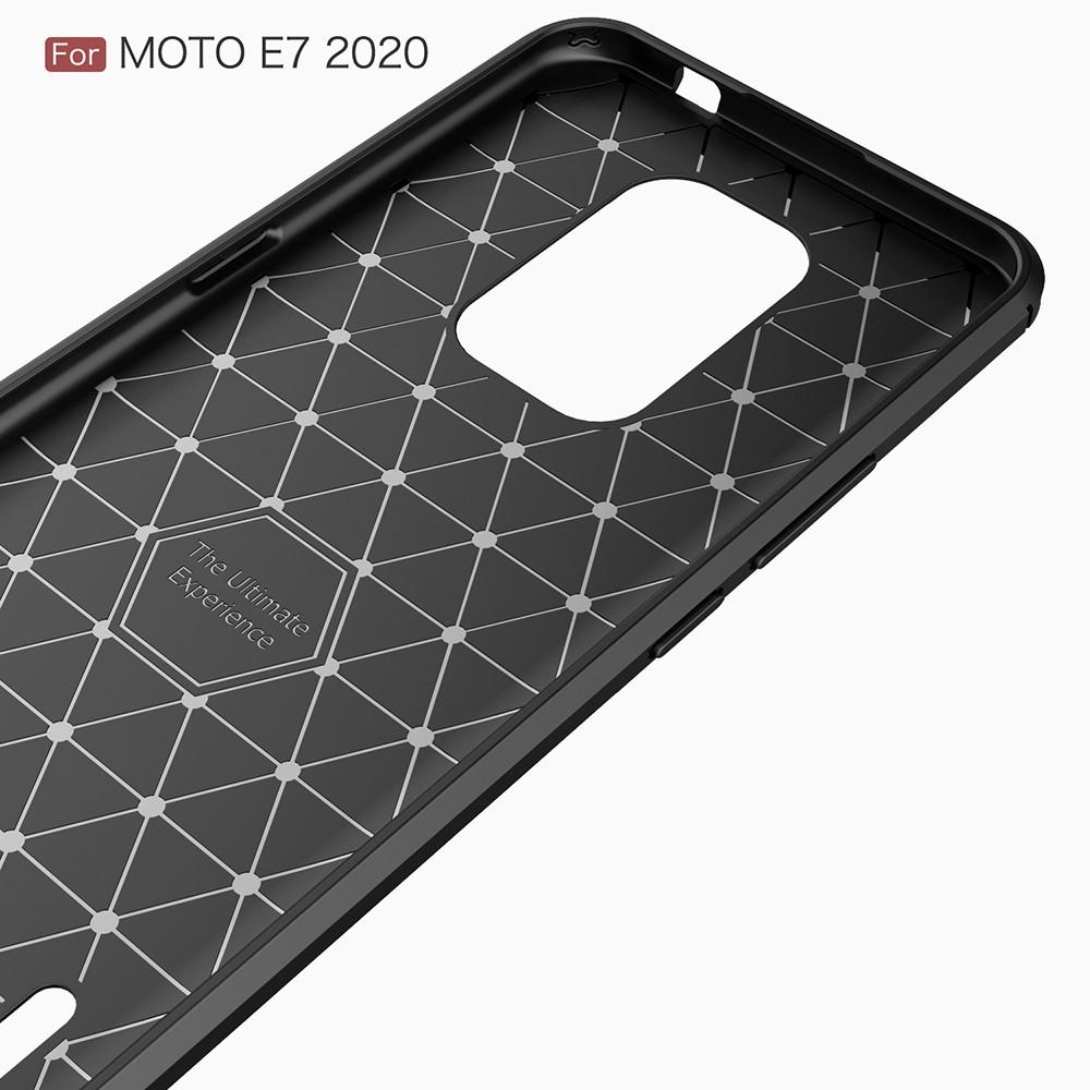 Motorola Moto E7 Deksel TPU Brushed Svart