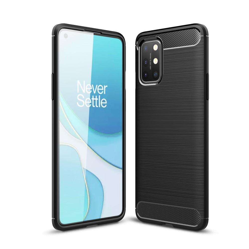 Brushed TPU Deksel OnePlus 8T Black