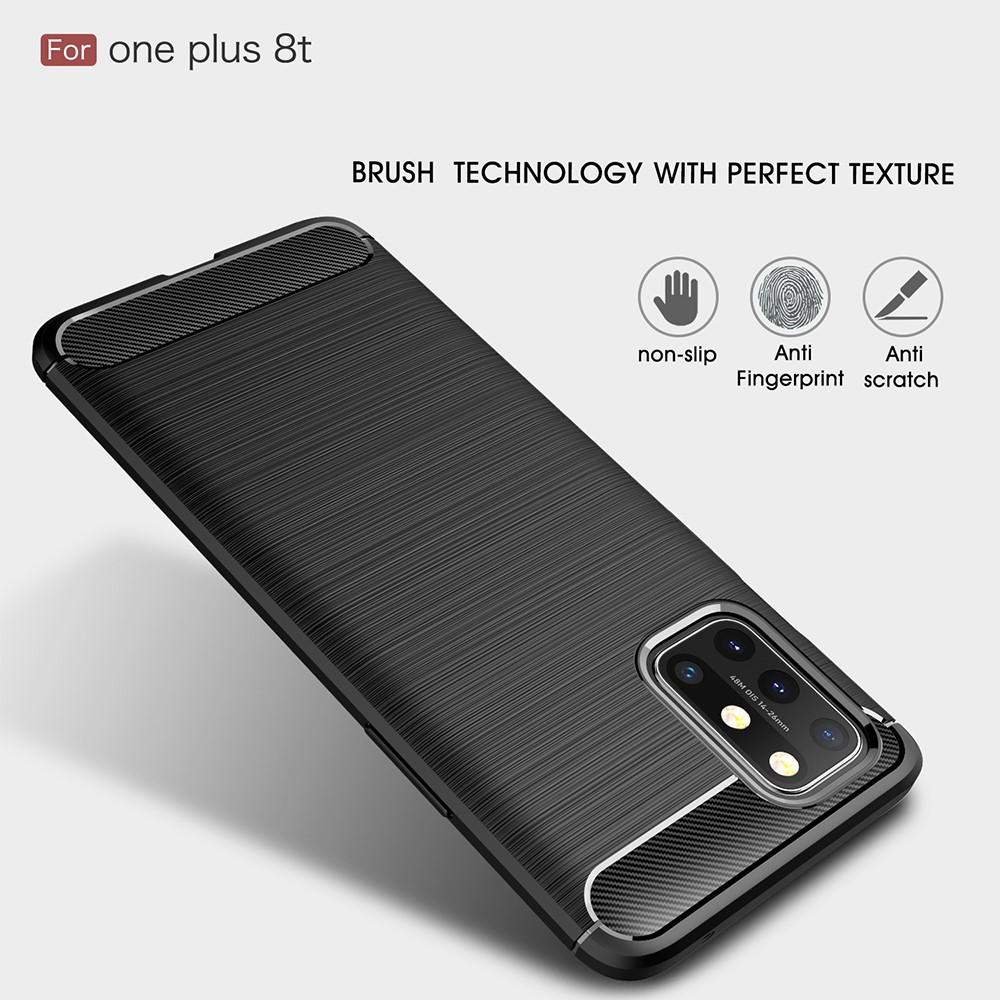  OnePlus 8T Deksel TPU Brushed Svart