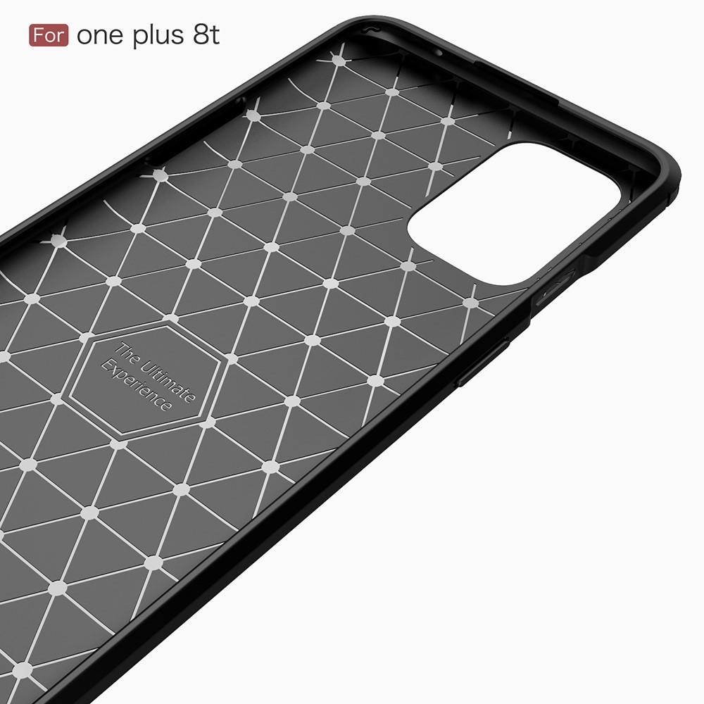 Brushed TPU Deksel OnePlus 8T Black