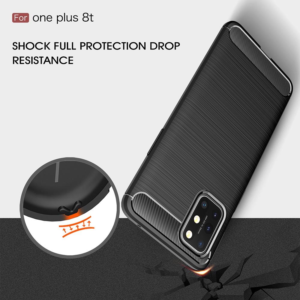  OnePlus 8T Deksel TPU Brushed Svart