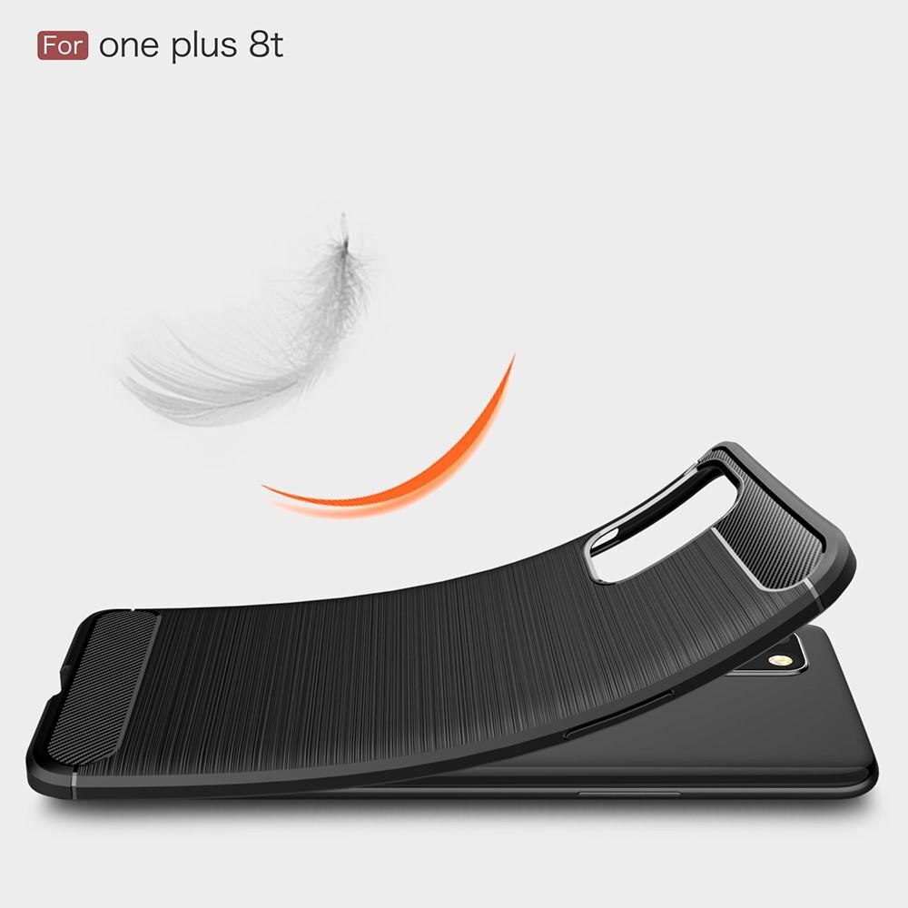  OnePlus 8T Deksel TPU Brushed Svart