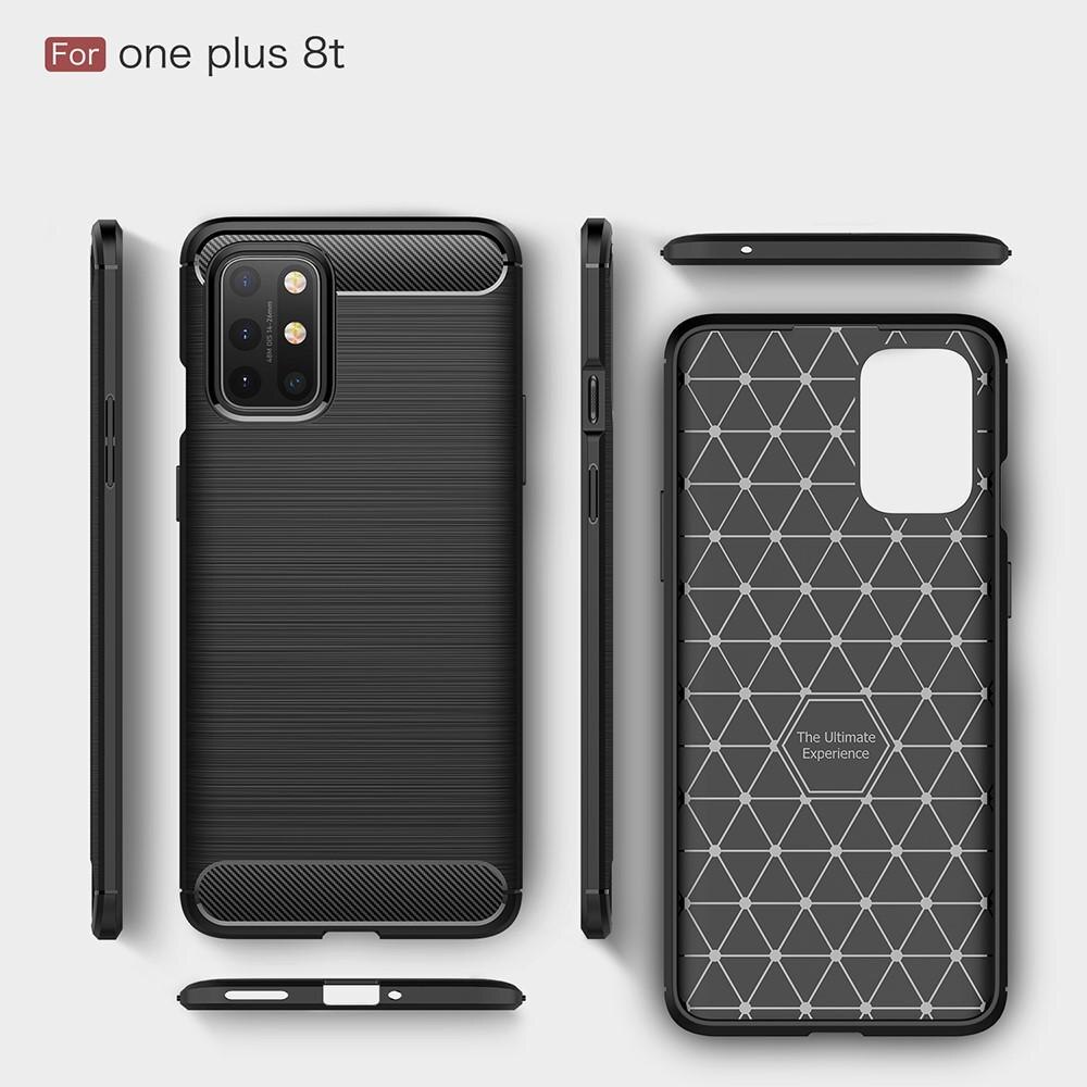  OnePlus 8T Deksel TPU Brushed Svart