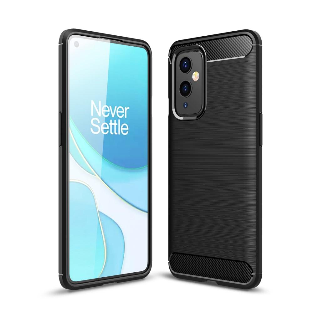 Brushed TPU Deksel OnePlus 9 Black