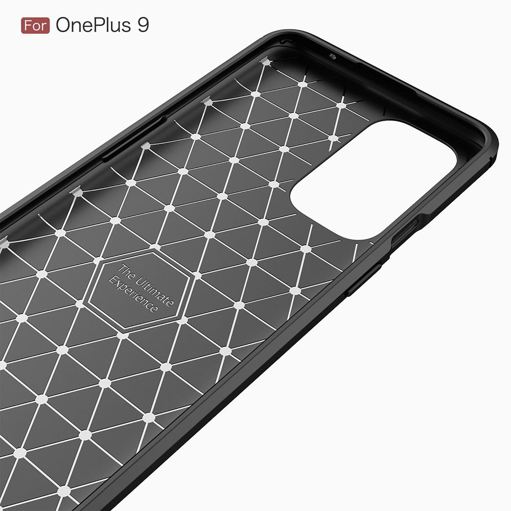 Brushed TPU Deksel OnePlus 9 Black