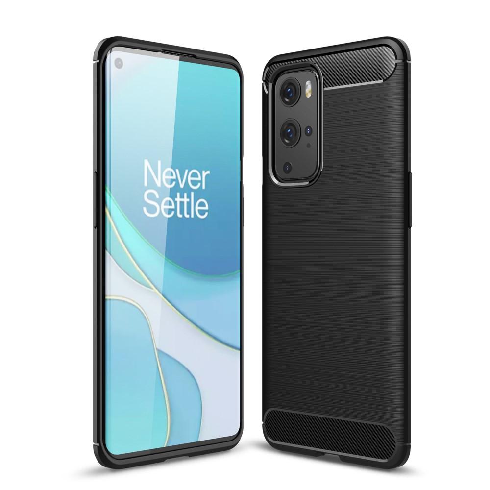 Brushed TPU Deksel OnePlus 9 Pro Black