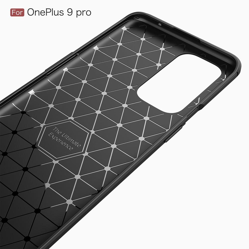 Brushed TPU Deksel OnePlus 9 Pro Black