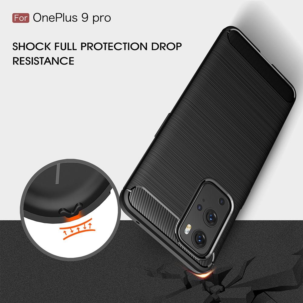 Brushed TPU Deksel OnePlus 9 Pro Black