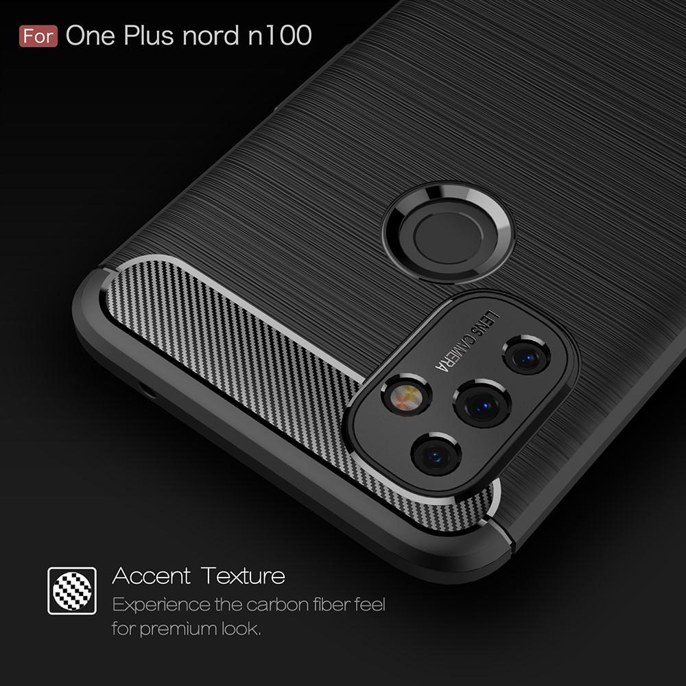  OnePlus Nord N100 Deksel TPU Brushed Svart