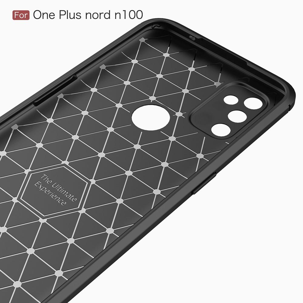  OnePlus Nord N100 Deksel TPU Brushed Svart