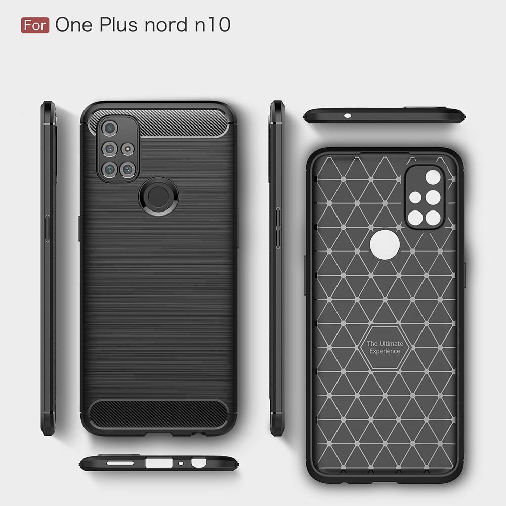 Brushed TPU Deksel OnePlus Nord N10 5G Black