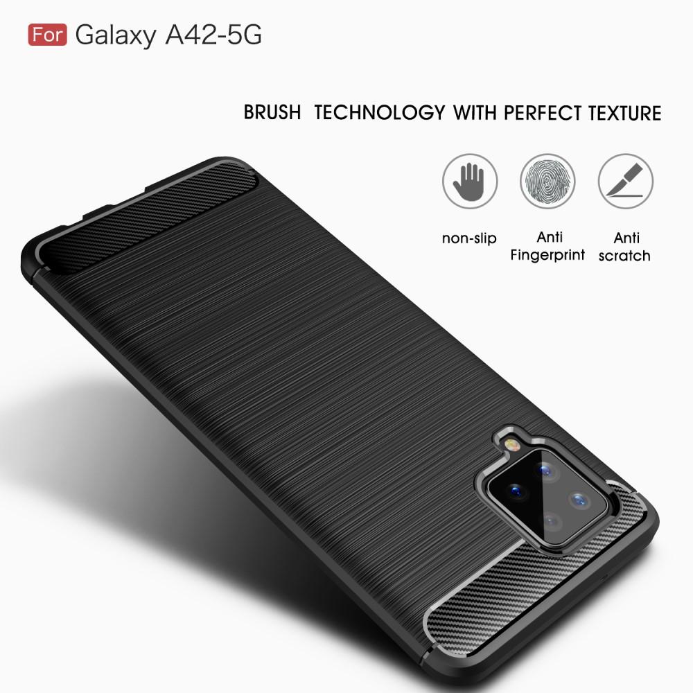 Brushed TPU Deksel Samsung Galaxy A42 5G Black