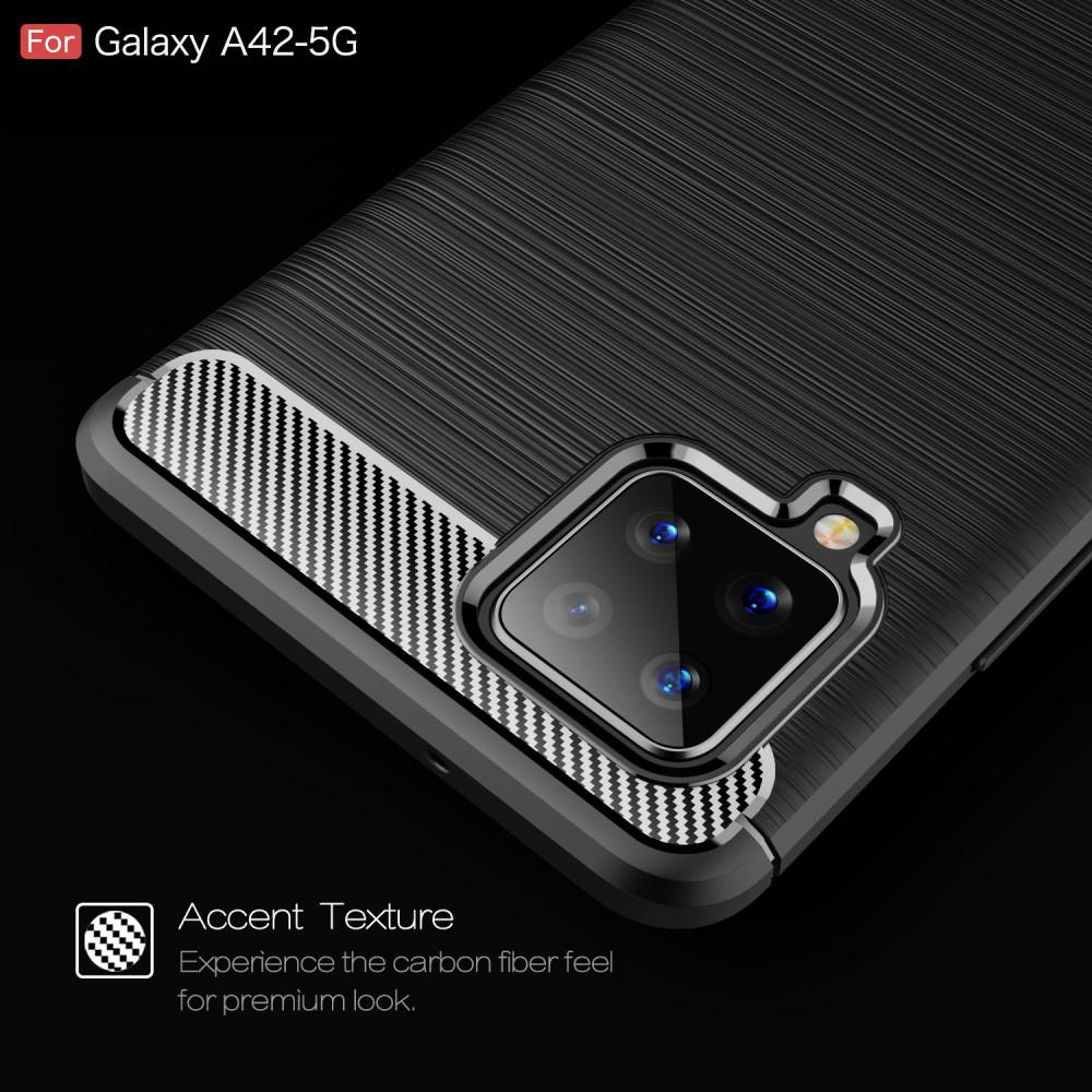 Brushed TPU Deksel Samsung Galaxy A42 5G Black