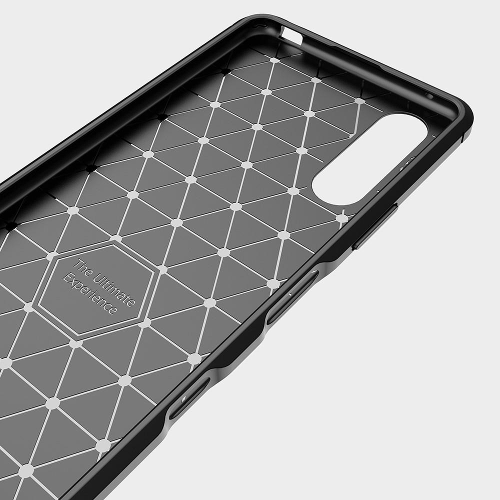 Sony Xperia 10 III Deksel TPU Brushed Svart