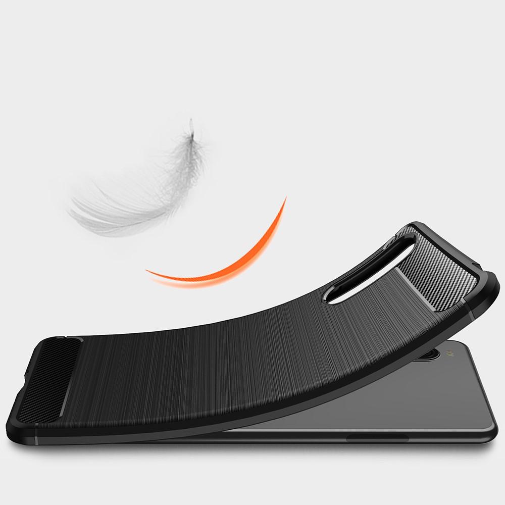 Brushed TPU Deksel Sony Xperia 10 III Black