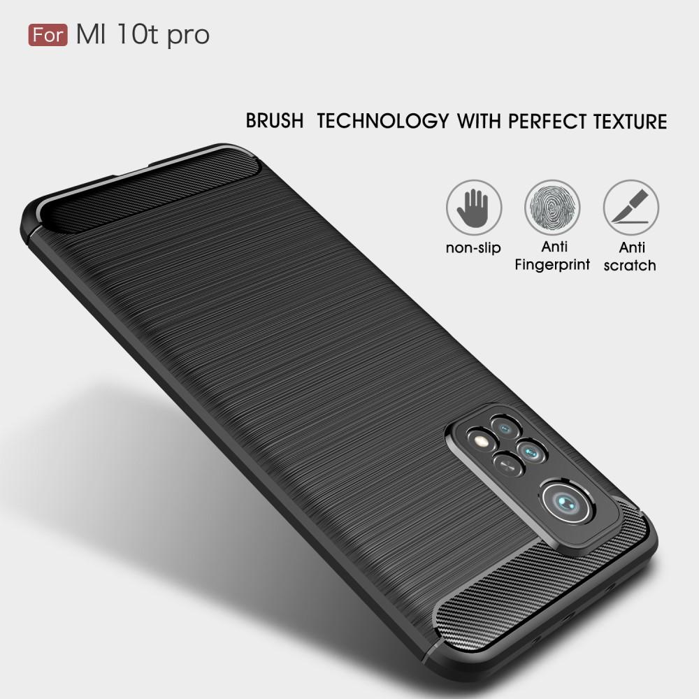 Xiaomi Mi 10T/10T Pro Deksel TPU Brushed Svart