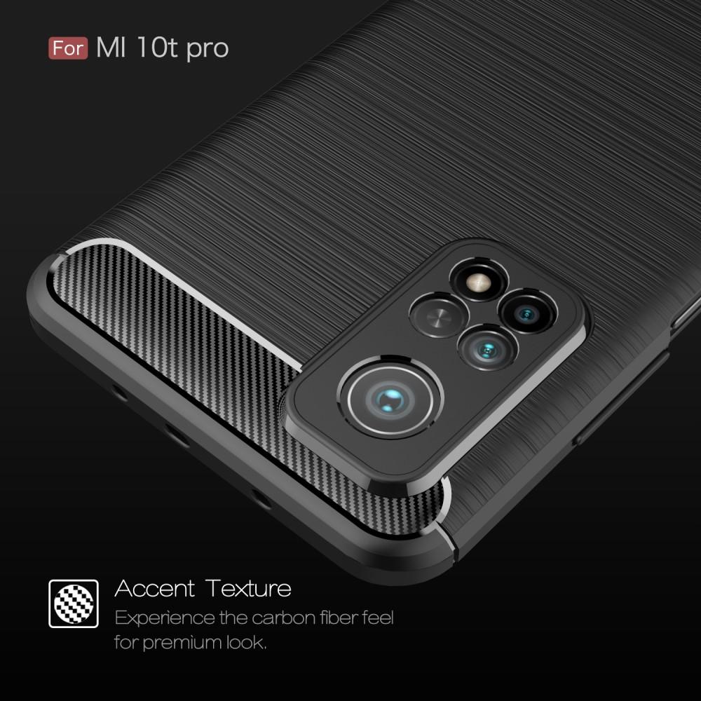Xiaomi Mi 10T/10T Pro Deksel TPU Brushed Svart