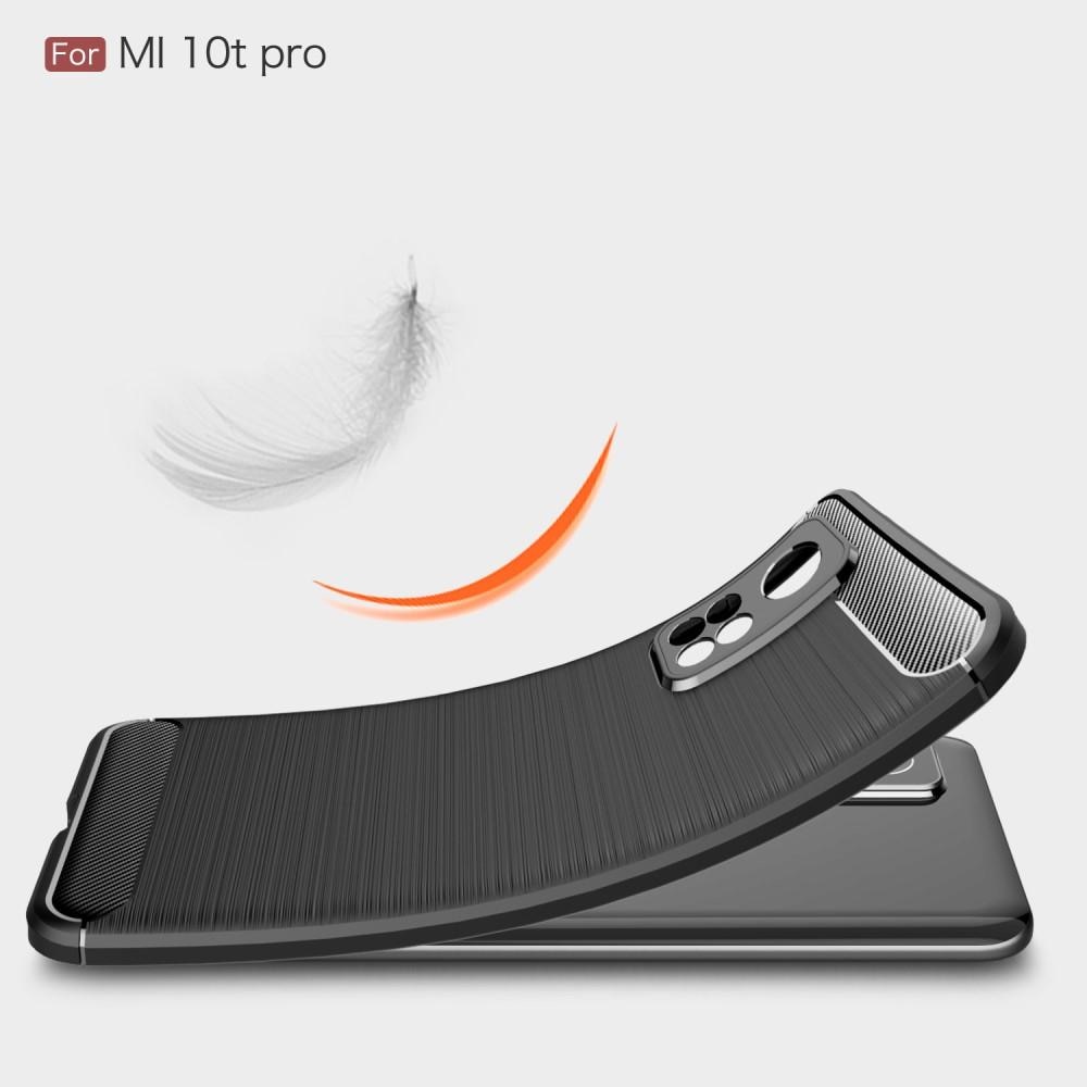 Xiaomi Mi 10T/10T Pro Deksel TPU Brushed Svart