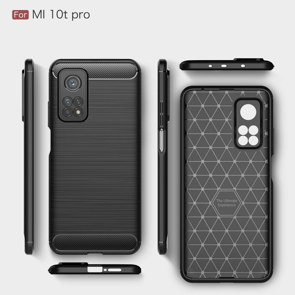 Xiaomi Mi 10T/10T Pro Deksel TPU Brushed Svart